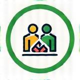 Icon representing personalized customer service and attention